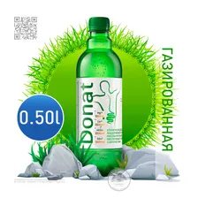 Вода Donat Mg (Донат Магния) минеральная газированная 0,5 л пэт
