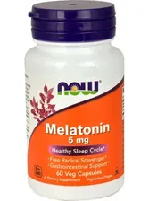 NOW Melatonin 5 mg 60 caps