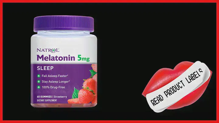 Natrol Melatonin Gummies  - 5 mg Strawberry Flavor - Read Product Label