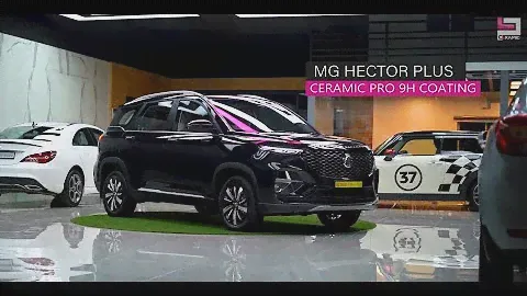 MG Hector Plus Ceramic Coating - Protected with Ceramic Pro 9h Coating at Kochi 📞9777777654