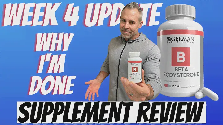 German Pharma Ecdysterone Review | My Honest 4 Week Update | Beta Ecdysterone Results