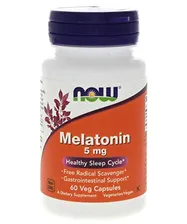 Melatonin 5 mg NOW 60 капс.