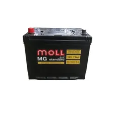 Автомобильный аккумулятор Moll Mg standard Asia 75 JR 715 A