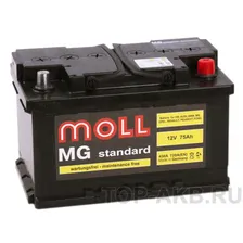 Автомобильный аккумулятор Moll MG Standard 75 SR 720A 278x175x175